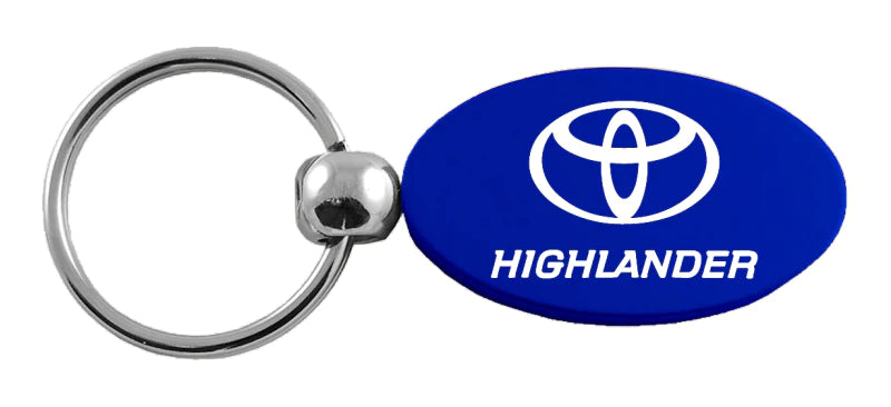 Toyota Highlander Oval Key Chain Fob - Official Licensed
