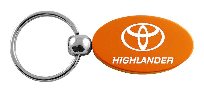 Toyota Highlander Oval Key Chain Fob - Official Licensed