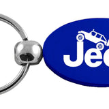 Jeep Climbing Oval Key Chain Fob - Official Licensed