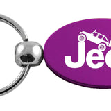 Jeep Climbing Oval Key Chain Fob - Official Licensed