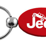 Jeep Climbing Oval Key Chain Fob - Official Licensed