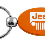 Jeep Grill Oval Key Chain Fob - Official Licensed