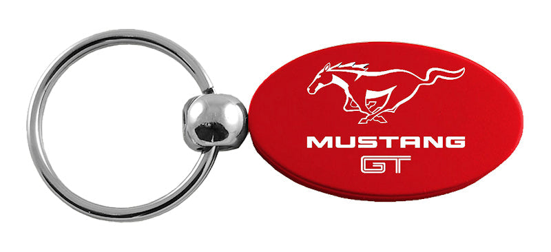 Ford Mustang GT Oval Key Chain Fob - Official Licensed