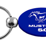 Ford Mustang 5.0 Oval Key Chain Fob - Official Licensed