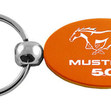 Ford Mustang 5.0 Oval Key Chain Fob - Official Licensed