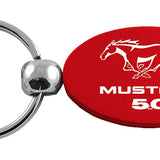 Ford Mustang 5.0 Oval Key Chain Fob - Official Licensed
