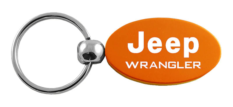 Jeep Wrangler Oval Key Chain Fob - Official Licensed