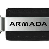 Nissan Armada Carbon Fiber Leather Key Chain Fob - Official Licensed