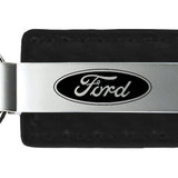 Ford Carbon Fiber Leather Key Chain Fob - Official Licensed
