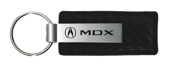 Acura MDX Carbon Fiber Leather Key Chain Fob - Official Licensed ...