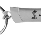 Ford Mustang Cobra Blade Key Chain Fob - Silver - Official Licensed