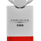 Chrysler 300 Duo Leather / Chrome Key Chain Fob - Official Licensed