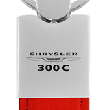 Chrysler 300C Duo Leather / Chrome Key Chain Fob - Official Licensed