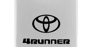 Toyota 4Runner Duo Leather / Chrome Key Chain Fob - Black - Official Licensed