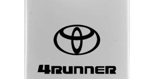 Toyota 4Runner Duo Leather / Chrome Key Chain Fob - Black - Official Licensed