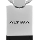 Nissan Altima Duo Leather / Chrome Key Chain Fob - Official Licensed
