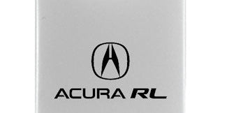 Acura RL Duo Leather / Chrome Key Chain Fob - Official Licensed