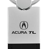 Acura TL Duo Leather / Chrome Key Chain Fob - Official Licensed