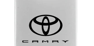 Toyota Camry Duo Leather / Chrome Key Chain Fob - Official Licensed