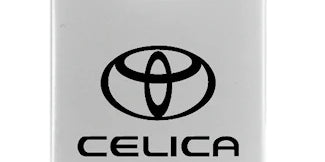 Toyota Celica Duo Leather / Chrome Key Chain Fob - Official Licensed
