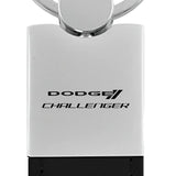 Dodge Challenger Duo Leather / Chrome Key Chain Fob - Official Licensed