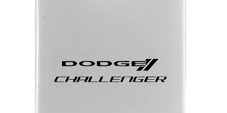 Dodge Challenger Duo Leather / Chrome Key Chain Fob - Official Licensed