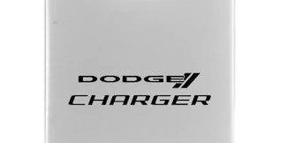 Dodge Charger Duo Leather / Chrome Key Chain Fob - Official Licensed