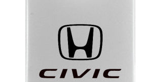 Honda Civic Duo Leather / Chrome Key Chain Fob - Official Licensed