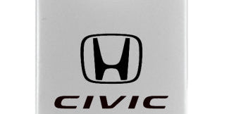 Honda Civic Duo Leather / Chrome Key Chain Fob - Official Licensed