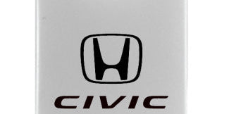 Honda Civic Duo Leather / Chrome Key Chain Fob - Official Licensed