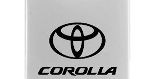 Toyota Corolla Duo Leather / Chrome Key Chain Fob - Official Licensed