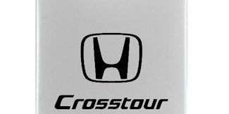 Honda Crosstour Duo Leather / Chrome Key Chain Fob - Official Licensed