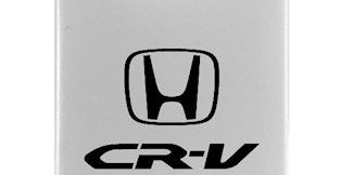 Honda CR-V Duo Leather / Chrome Key Chain Fob - Official Licensed