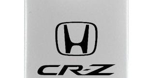 Honda CR-Z Duo Leather / Chrome Key Chain Fob - Official Licensed
