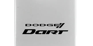 Dodge Dart Duo Leather / Chrome Key Chain Fob - Official Licensed