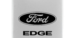 Ford Edge Duo Leather / Chrome Key Chain Fob - Official Licensed