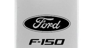 Ford F-150 Duo Leather / Chrome Key Chain Fob - Official Licensed