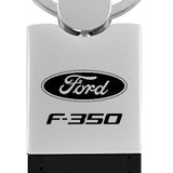Ford F-350 Duo Leather / Chrome Key Chain Fob - Official Licensed