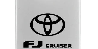 Toyota FJ Cruiser Duo Leather / Chrome Key Chain Fob - Official Licensed