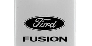 Ford Fusion Duo Leather / Chrome Key Chain Fob - Official Licensed