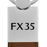 Infiniti FX35 Duo Leather / Chrome Key Chain Fob - Official Licensed