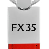 Infiniti FX35 Duo Leather / Chrome Key Chain Fob - Official Licensed