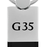 Infiniti G35 Duo Leather / Chrome Key Chain Fob - Official Licensed