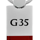 Infiniti G35 Duo Leather / Chrome Key Chain Fob - Official Licensed