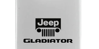 Jeep Gladiator Duo Leather / Chrome Key Chain Fob - Official Licensed