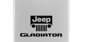 Jeep Gladiator Duo Leather / Chrome Key Chain Fob - Official Licensed
