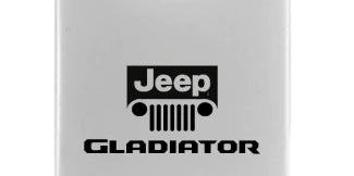 Jeep Gladiator Duo Leather / Chrome Key Chain Fob - Official Licensed