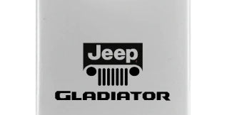 Jeep Gladiator Duo Leather / Chrome Key Chain Fob - Official Licensed