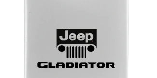 Jeep Gladiator Duo Leather / Chrome Key Chain Fob - Official Licensed