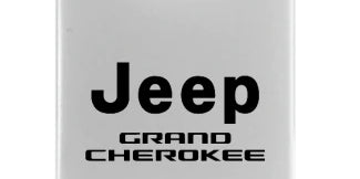 Jeep Grand Cherokee Duo Leather / Chrome Key Chain Fob - Official Licensed